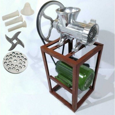 ПРОМО ПАКЕТ Алуминиева месомелачка №32 с електромотор + Хоризонтална пълначка за наденички ПРОМО ПАКЕТ Алуминиева месомелачка №32 с електромотор + Хоризонтална пълначка за наденички