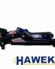Нископрофилен крик тип крокодил 3 тона с въртяща се дръжка HAWEK