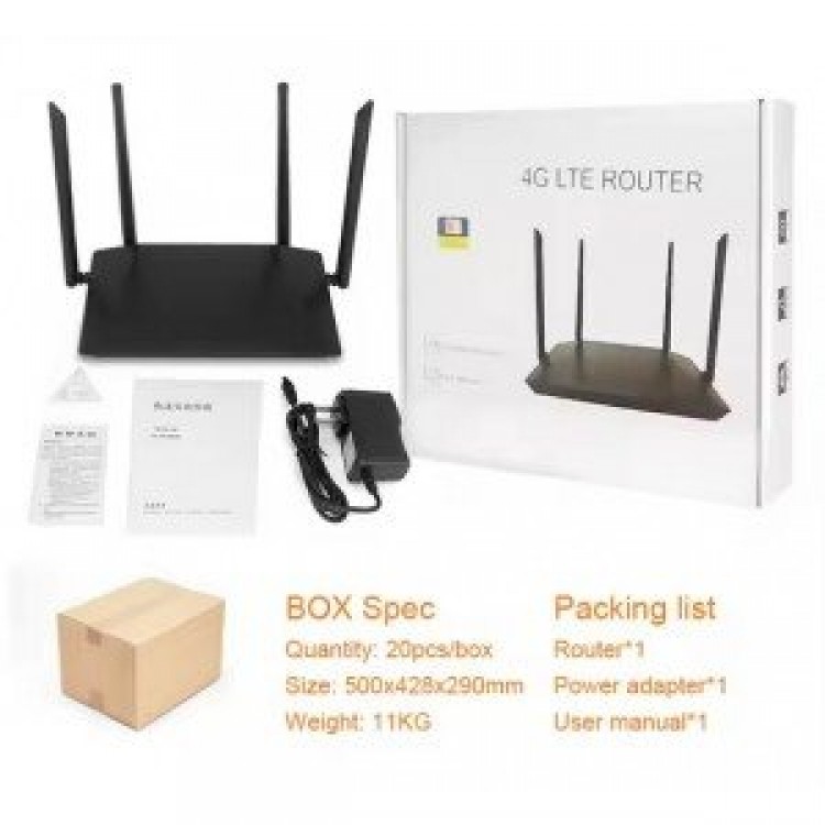 4G WIFi рутер със слот за СИМ карта 4G WIFi рутер със слот за СИМ карта