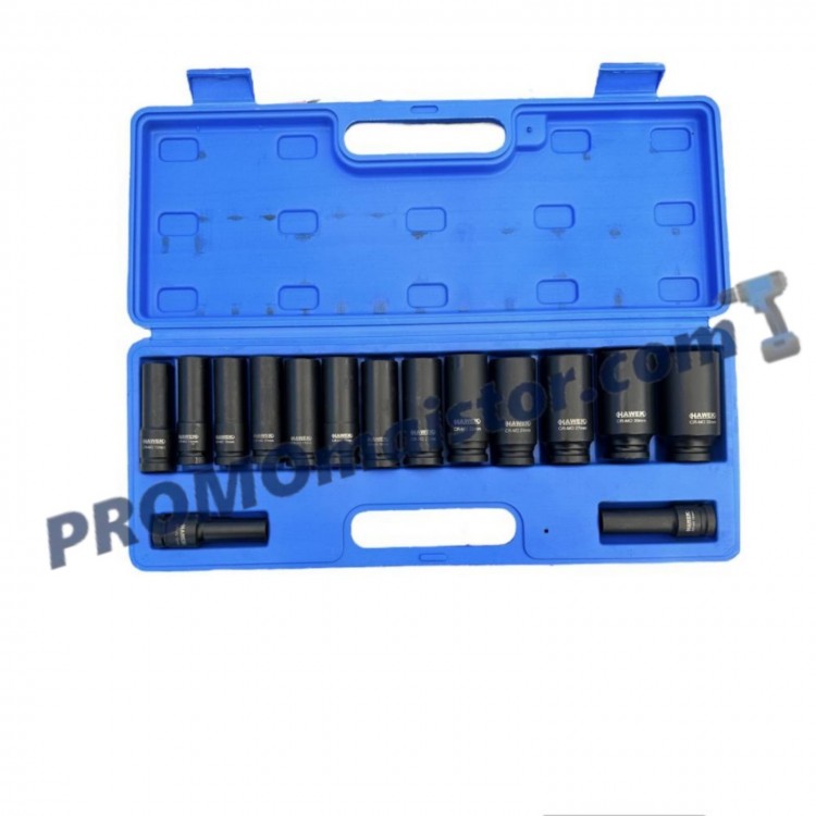 Ударни Вложки Hawek 1/2" 15-части Ударни Вложки Hawek 1/2" 15-части