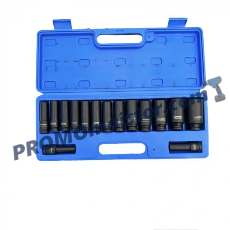 Ударни Вложки Hawek 1/2" 15-части Ударни Вложки Hawek 1/2" 15-части