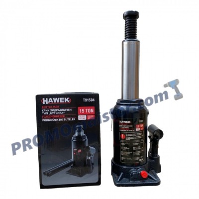 Хидравличен крик HAWEK Т91504 тип бутилка 15 тона Хидравличен крик HAWEK Т91504 тип бутилка 15 тона
