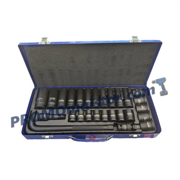 Ударни Вложки Hawek 1/2" 27-части Ударни Вложки Hawek 1/2" 27-части
