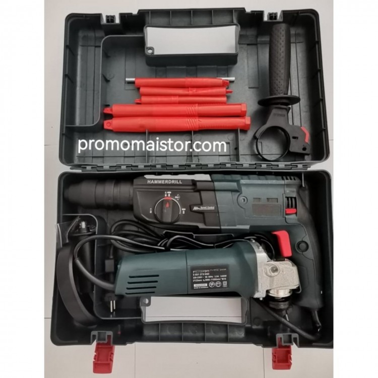 ПРОМО ПАКЕТ Перфоратор 1200W + ъглошлайф 1100W ПРОМО ПАКЕТ Перфоратор 1200W + ъглошлайф 1100W