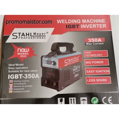 Инверторен електрожен STAHL MAYER 350A Инверторен електрожен STAHL MAYER 350A
