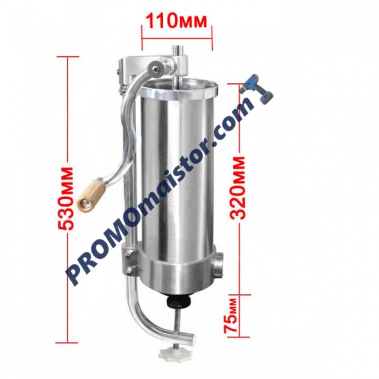 Вертикална пълначка за наденички и колбаси Вертикална пълначка за наденички и колбаси