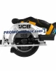 Акумулаторен ръчен циркуляр JCB 18V 165 мм. + сак за инструменти Акумулаторен ръчен циркуляр JCB 18V 165 мм. + сак за инструменти