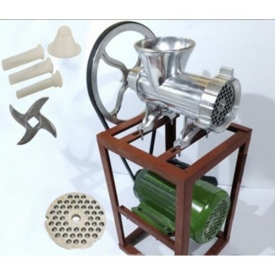 Алуминиева Електрическа Месомелачка 32 номер с електромотор Алуминиева Електрическа Месомелачка 32 номер с електромотор