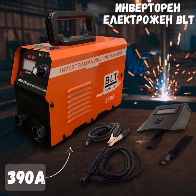 Инверторен електрожен BLT Werkzeuge, 390A Инверторен електрожен BLT Werkzeuge, 390A