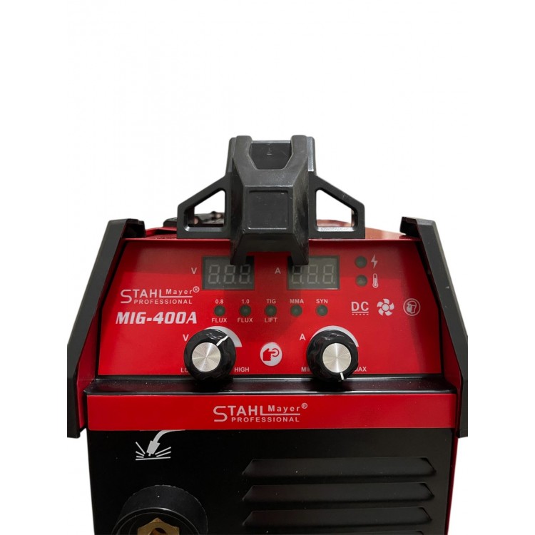 Телоподаващ апарат MIG, MAG, MMA за заваряване без газ 400А STAHLMAYER-RED Телоподаващ апарат MIG, MAG, MMA за заваряване без газ 400А STAHLMAYER-RED