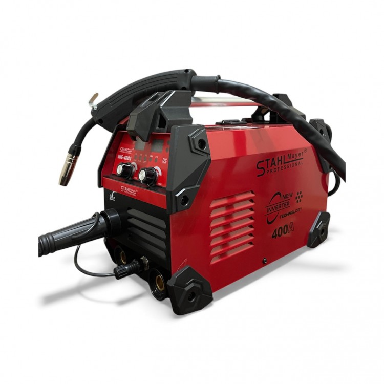 Телоподаващ апарат MIG, MAG, MMA за заваряване без газ 400А STAHLMAYER-RED Телоподаващ апарат MIG, MAG, MMA за заваряване без газ 400А STAHLMAYER-RED