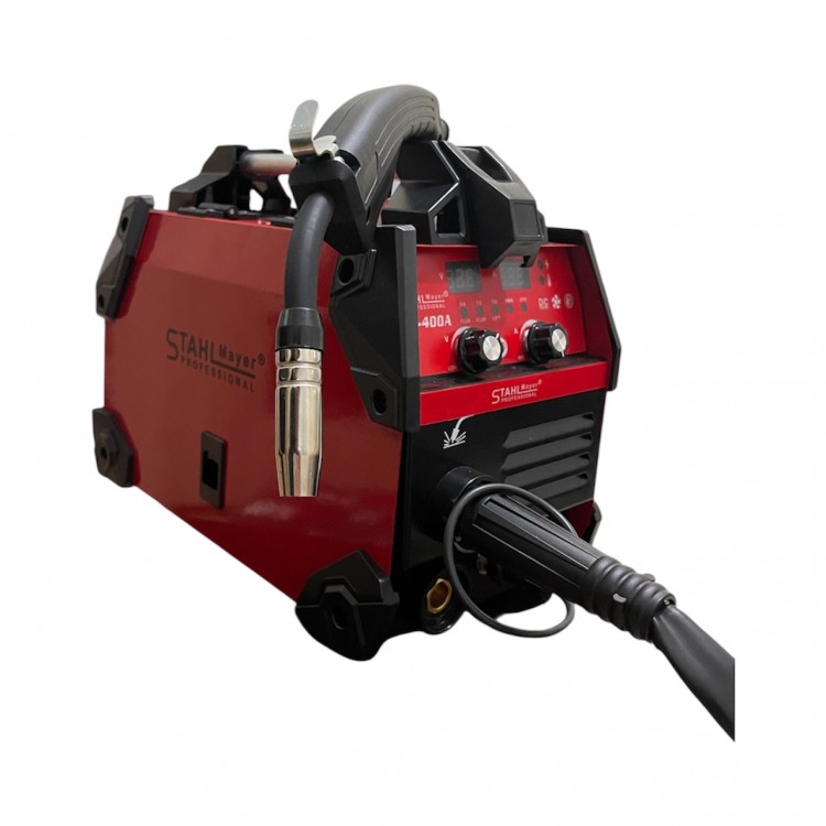 Телоподаващ апарат MIG, MAG, MMA за заваряване без газ 400А STAHLMAYER-RED Телоподаващ апарат MIG, MAG, MMA за заваряване без газ 400А STAHLMAYER-RED