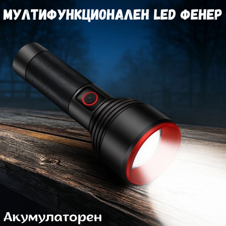 Мултифункционален LED фенер Мултифункционален LED фенер
