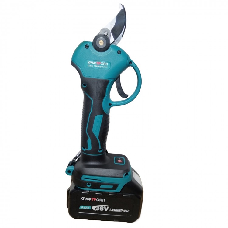 ПРОМО КОМПЛЕКТ 4 в 1 турбо пистолет, лозарска ножица, резачка 15 см и телескопичен прът KraftRoyal 36V 8Ah ПРОМО КОМПЛЕКТ 4 в 1 турбо пистолет, лозарска ножица, резачка 15 см и телескопичен прът KraftRoyal 36V 8Ah
