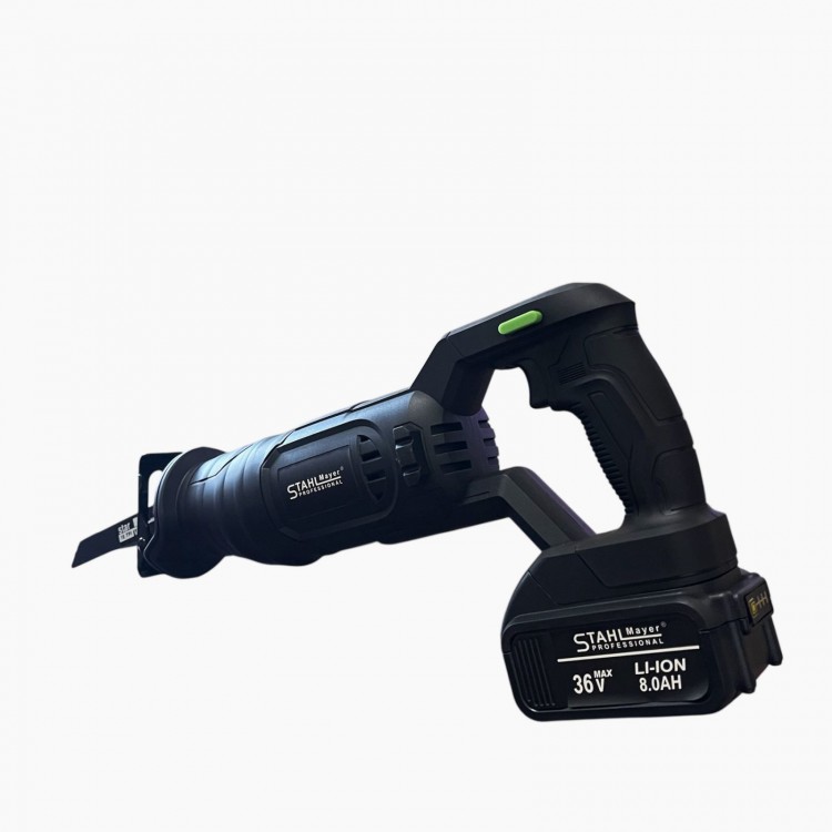 Акумулаторен саблен трион STAHLMAYER 36v с 2 батерии 8A Акумулаторен саблен трион STAHLMAYER 36v с 2 батерии 8A