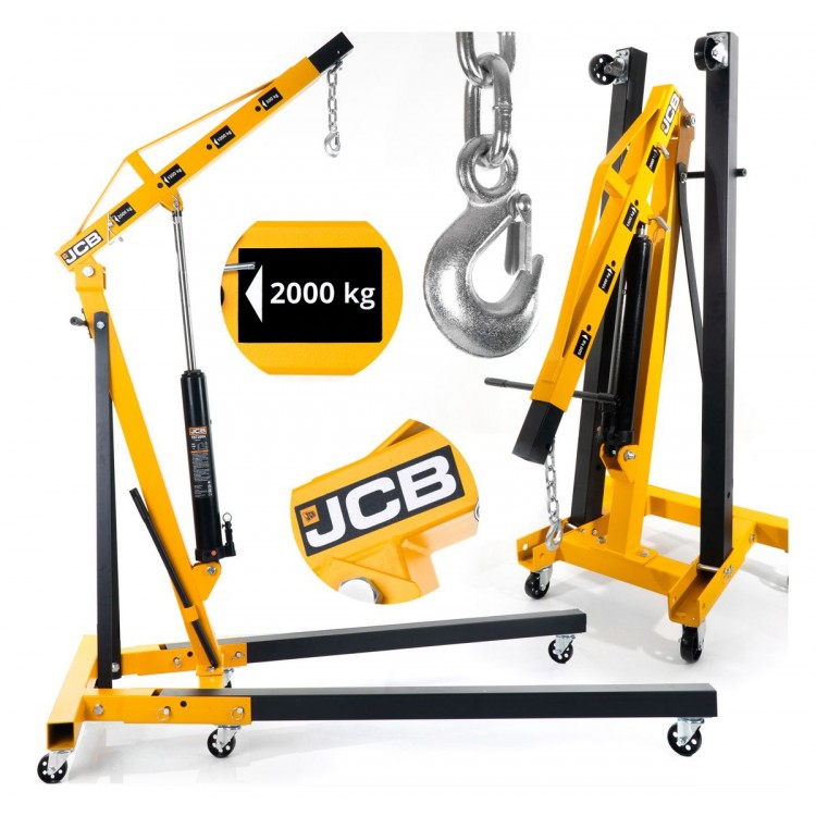 Хидравличен сгъваем кран за двигатели тип жираф 2 тона JCB Хидравличен сгъваем кран за двигатели тип жираф 2 тона JCB