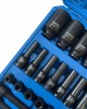 Комплект ударни вложки и удължения 43части – 1/2'' HAWEK , HW-2053