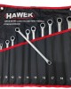 Удължени ключове прави лули с тресчотка 8-19мм , HAWEK , 51022RW