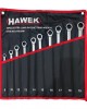Удължени ключове прави лули с тресчотка 8-19мм , HAWEK , 51022RW