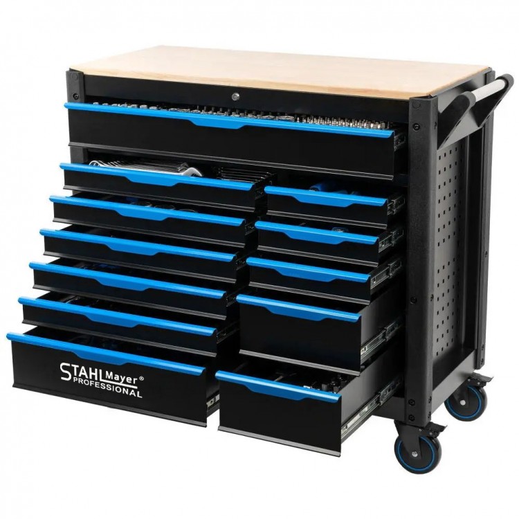 Професионален шкаф с инструменти STAHLMAYER JUMBO XXL – 501 части