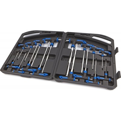 Комплект шестограми и торксове с ръкохватка STAHLMAYER 16 части Комплект шестограми и торксове с ръкохватка STAHLMAYER 16 части