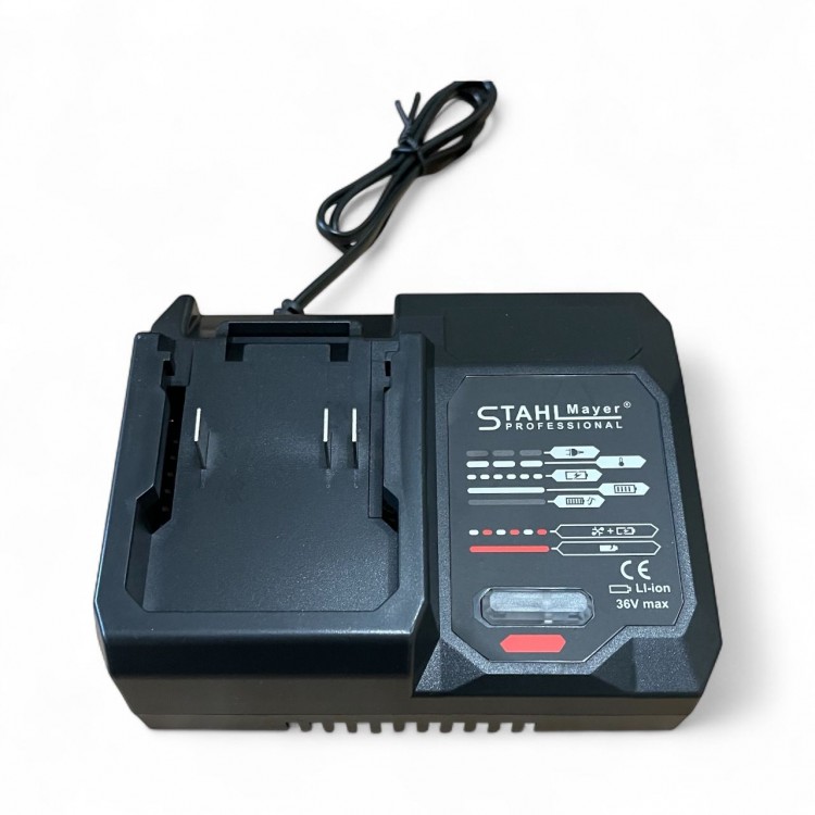 Акумулаторен ъглошлайф  36V 8.0AH STAHLMAYER-Black 