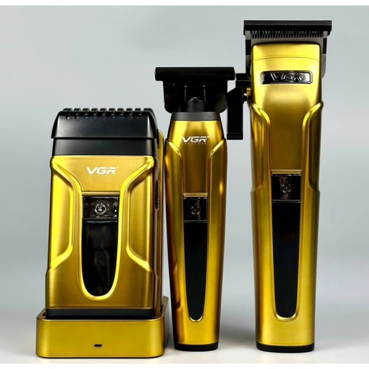Комплект 3в1 машини за подстригване на брада и коса VGR V-694 Комплект 3в1 машини за подстригване на брада и коса VGR V-694