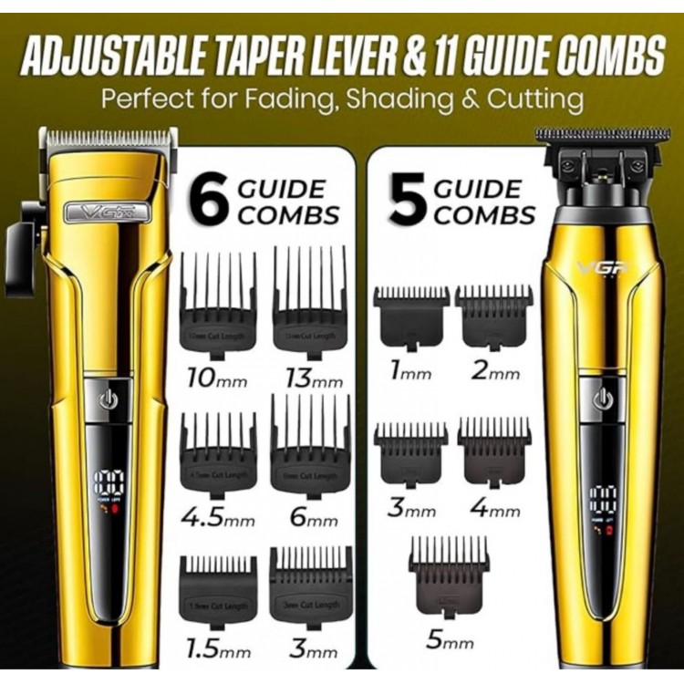 Комплект 3в1 машини за подстригване на брада и коса VGR V-694 Комплект 3в1 машини за подстригване на брада и коса VGR V-694