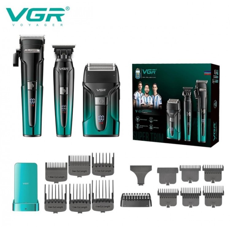 Комплект машини за подстригване на брада и коса VGR V-694 Комплект машини за подстригване на брада и коса VGR V-694