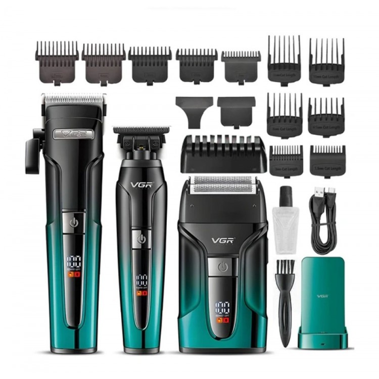 Комплект машини за подстригване на брада и коса VGR V-694 Комплект машини за подстригване на брада и коса VGR V-694