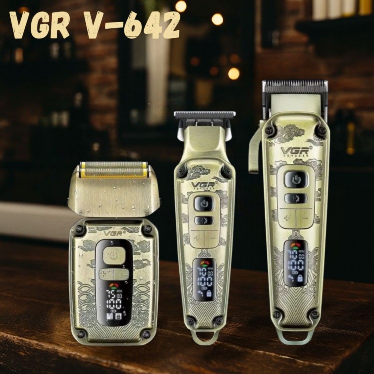 Професионален комплект 3 в 1 машини за подстригване VGR V-642 Професионален комплект 3 в 1 машини за подстригване VGR V-642