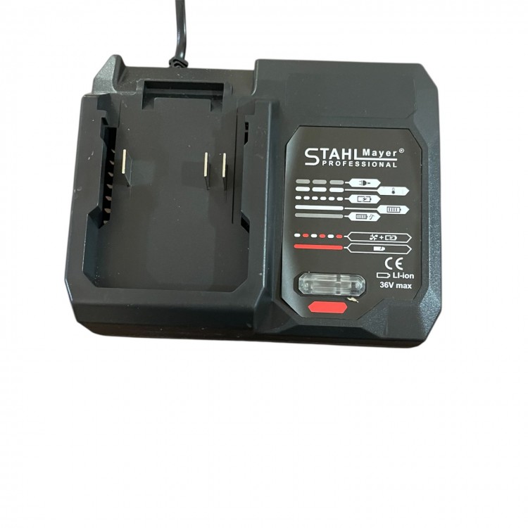 Акумулаторна резачка STAHLMAYER 36V 10AH с дисплей, 2 батерии и 2 вериги, 30 см шина