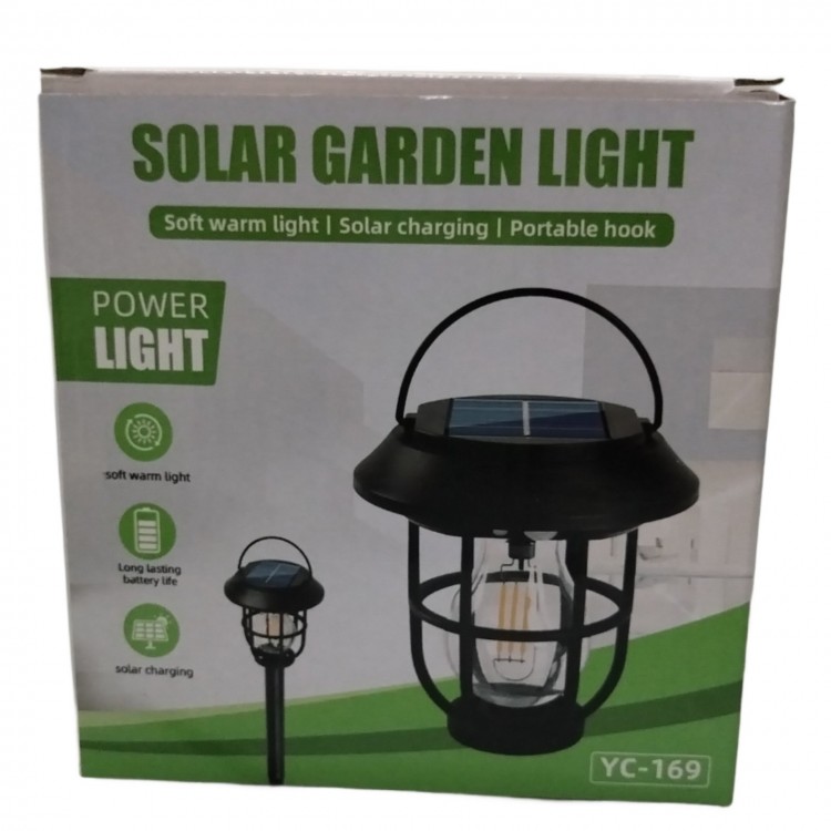 Соларна градинска лампа YC-169 Соларна градинска лампа YC-169