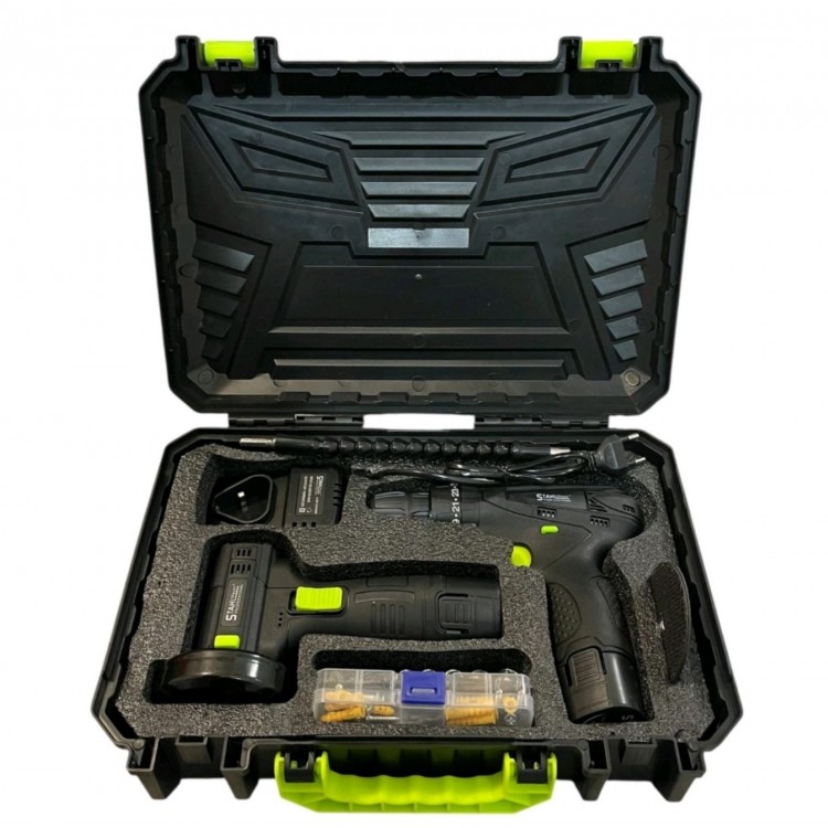 Комплект акумулаторен ударен винтоверт + мини ъглошлайф STAHLMAYER 24V Комплект акумулаторен ударен винтоверт + мини ъглошлайф STAHLMAYER 24V