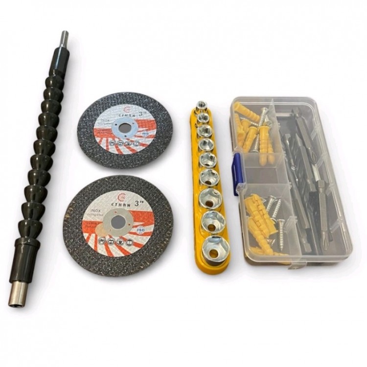 Комплект акумулаторен ударен винтоверт + мини ъглошлайф STAHLMAYER 24V Комплект акумулаторен ударен винтоверт + мини ъглошлайф STAHLMAYER 24V