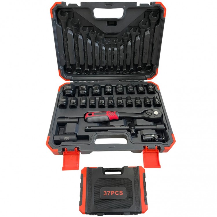 Ударно гедоре 1/2" 37 части STAHLMAYER