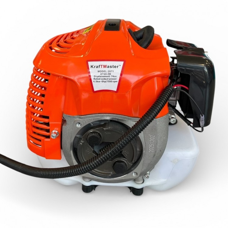 Бензинов тример с 2-тактов двигател KraftMaster 4500W 74cc 