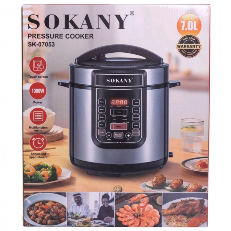 Мултикукър Sokany SK-07053 – 7 литра, 1000W Мултикукър Sokany SK-07053 – 7 литра, 1000W