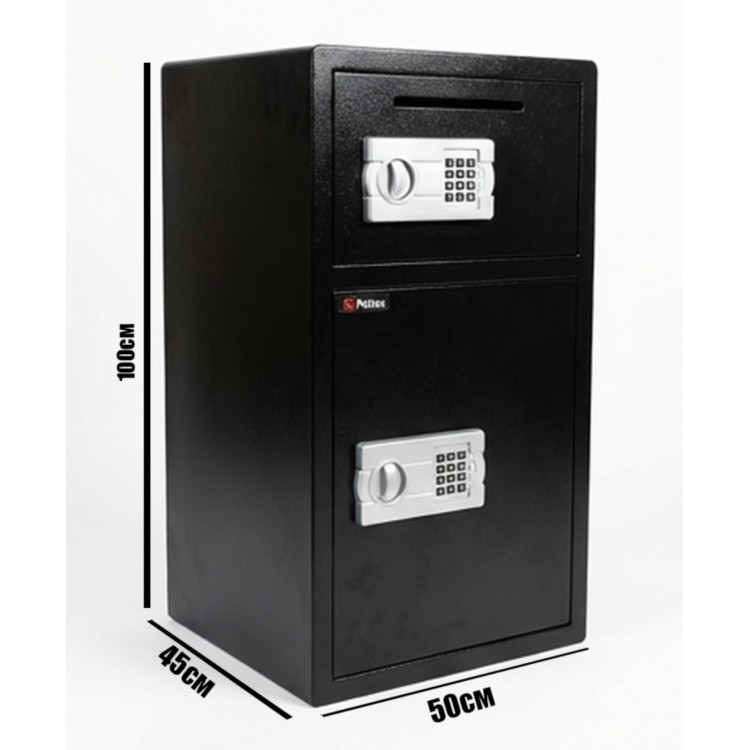 204 литра сейф с двоен достъп – кодов и ключов механизъм