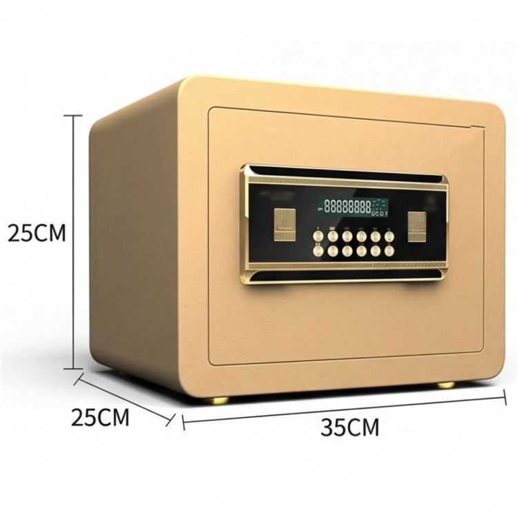 Електронен сейф за ценности с регулируемо пространство и мека защита, 21 литра 