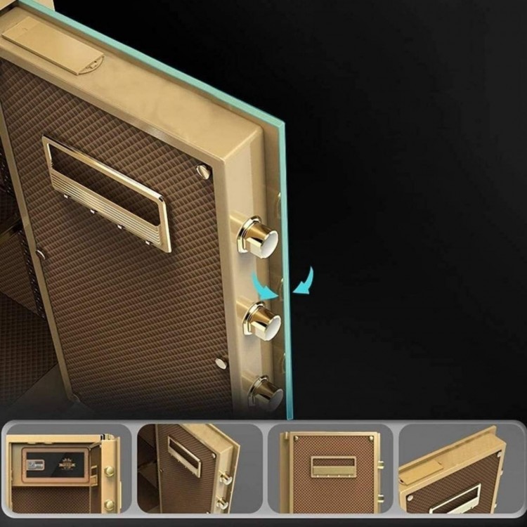 Електронен сейф за ценности с регулируемо пространство и мека защита, 21 литра 