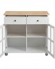 Мобилен кухненски остров, кухненска количка, 95 см