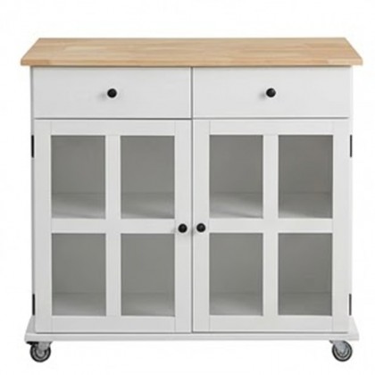 Мобилен кухненски остров, кухненска количка, 95 см