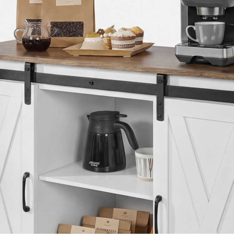 Кухненски шкаф и бюфет с плъзгащи врати