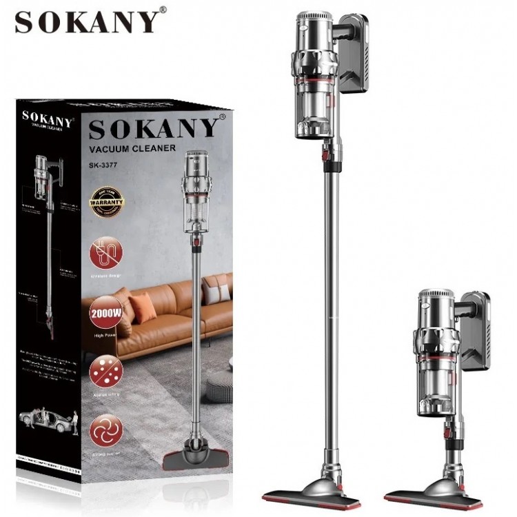 Мощна циклонна прахосмукачка SOKANY SK-3377 Мощна циклонна прахосмукачка SOKANY SK-3377