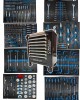 Професионален инструментален шкаф STAHLMAYER MECHANIC LINE – 293 части, 8 чекмеджета