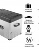 Портативен компресорен хладилник HAWEK С40 40L 