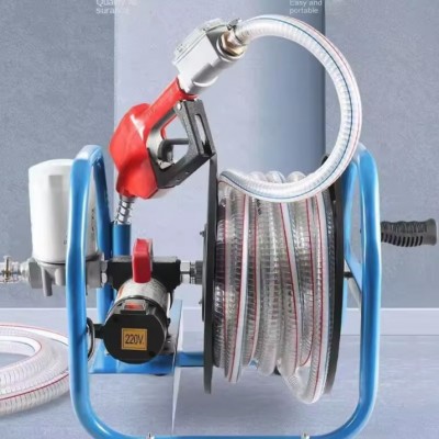 Електрическа помпа за гориво 380 W – 220 V, до 50 л/мин, с маркуч и пистолет Електрическа помпа за гориво 380 W – 220 V, до 50 л/мин, с маркуч и пистолет
