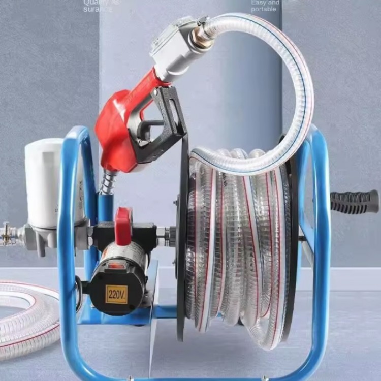 Електрическа помпа за гориво 380 W – 220 V, до 50 л/мин, с маркуч и пистолет Електрическа помпа за гориво 380 W – 220 V, до 50 л/мин, с маркуч и пистолет