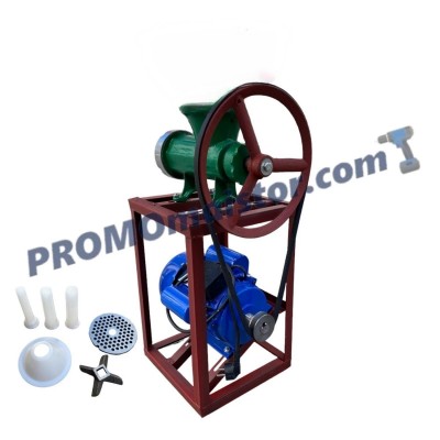 Румънска чугунена месомелачка 32 номер с електромотор